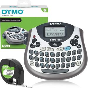 TYPLT-100T / ROTULADOR DYMO LETRATAG PLATA LT-100T