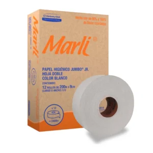 90531/TYPHIGB1090509/CAJA DE PAPEL DE BAÑO 12 ROLLOS MARLI KMC BOBINA