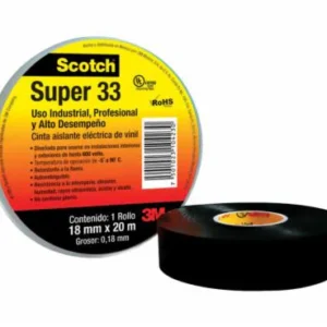 ME900103271/TYPSP333M/Cinta De Aislar Eléctrica De Vinil Scotch Super 33 Marca 3m