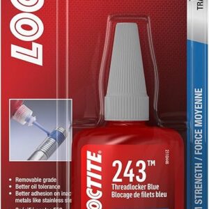 TYPAC243-31/LOCTITE FIJADOR DE ROSCAS AZUL243-31 RESISTENCIA MEDIA 50M